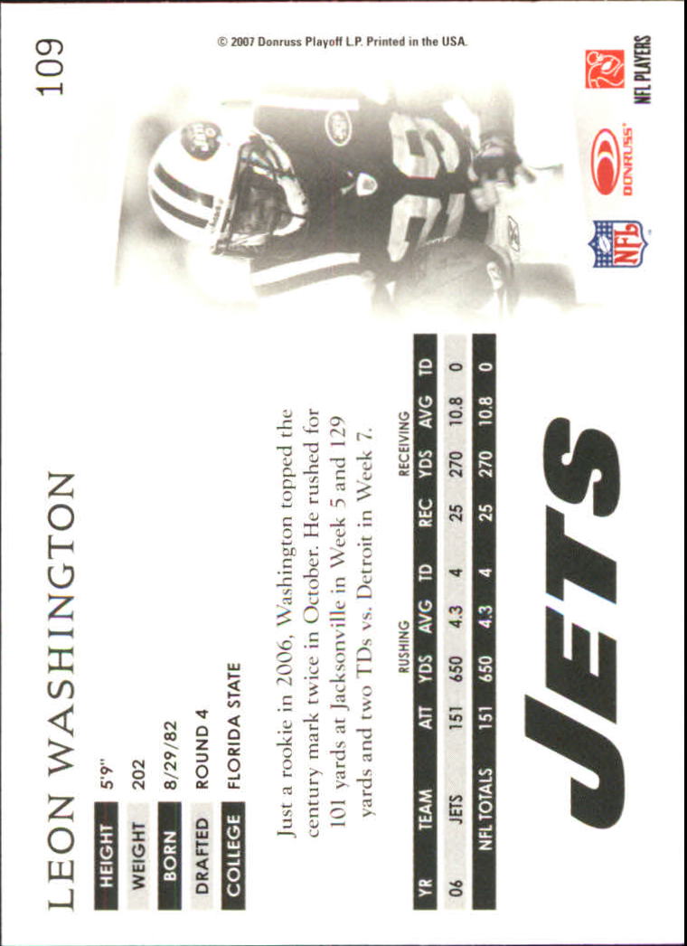 A0654- 2007 Donruss Threads FB #s 1-225 +Inserts -You Pick- 15+ FREE US SHIP - Picture 136 of 289