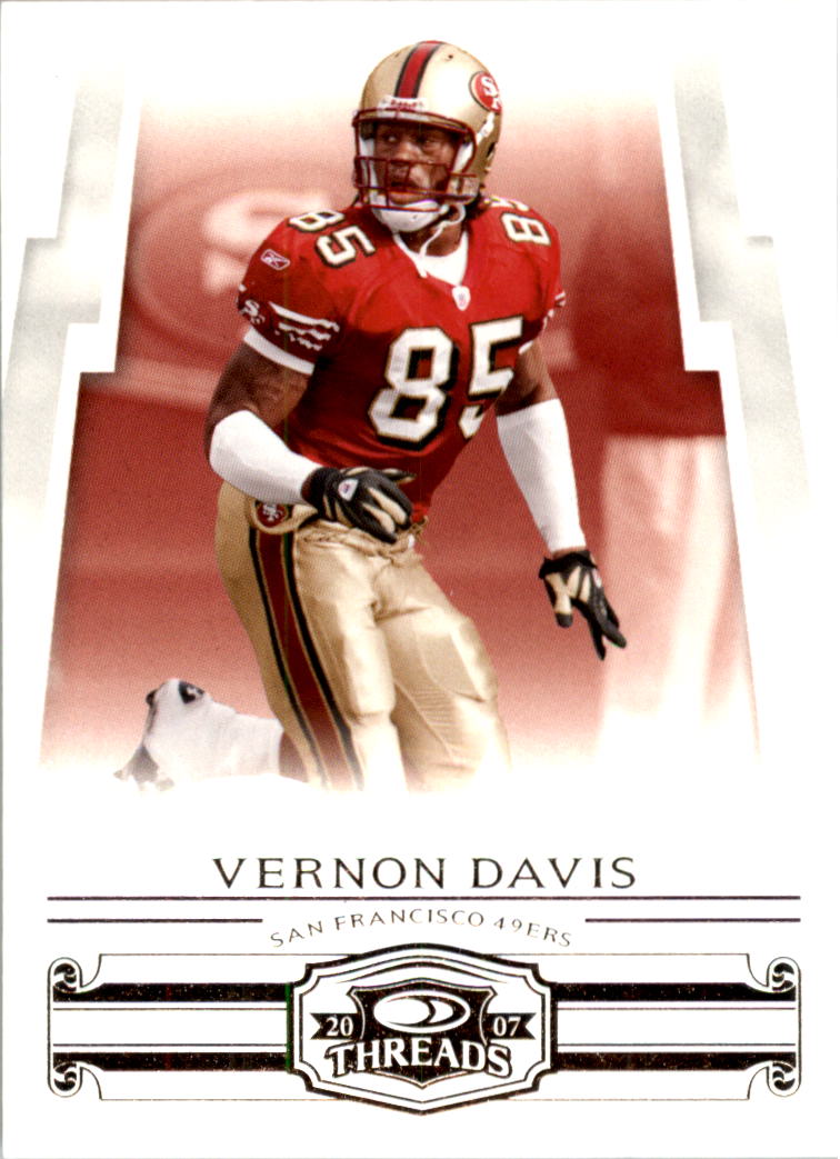 2007 Donruss Threads #119 Vernon Davis