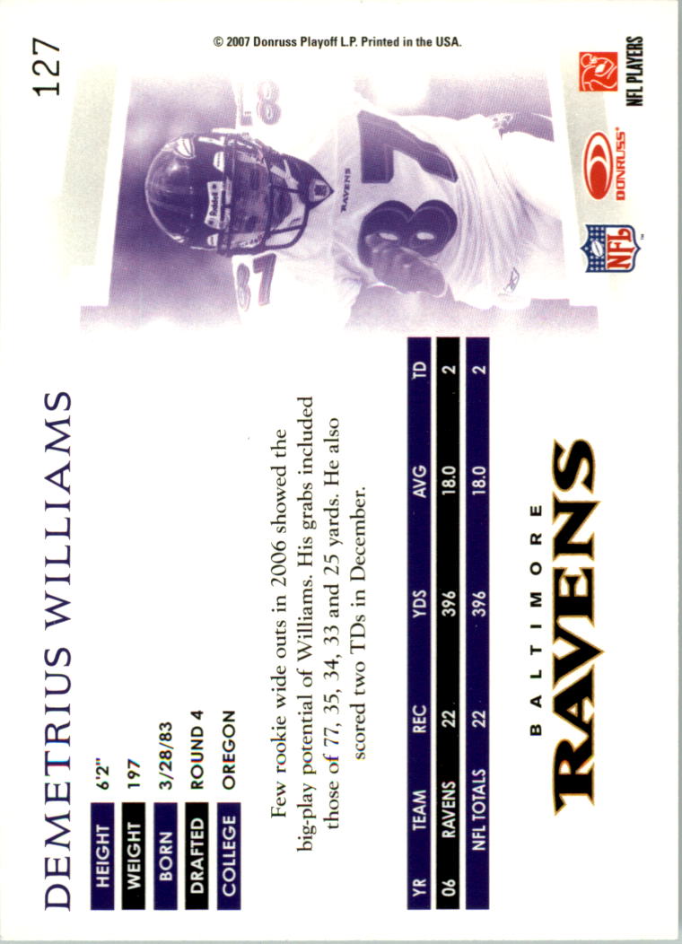 A0654- 2007 Donruss Threads FB #s 1-225 +Inserts -You Pick- 15+ FREE US SHIP - Picture 168 of 289