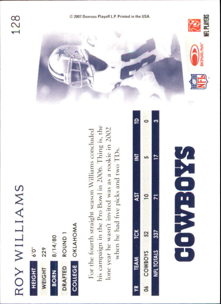 A0654- 2007 Donruss Threads FB #s 1-225 +Inserts -You Pick- 15+ FREE US SHIP - Picture 170 of 289