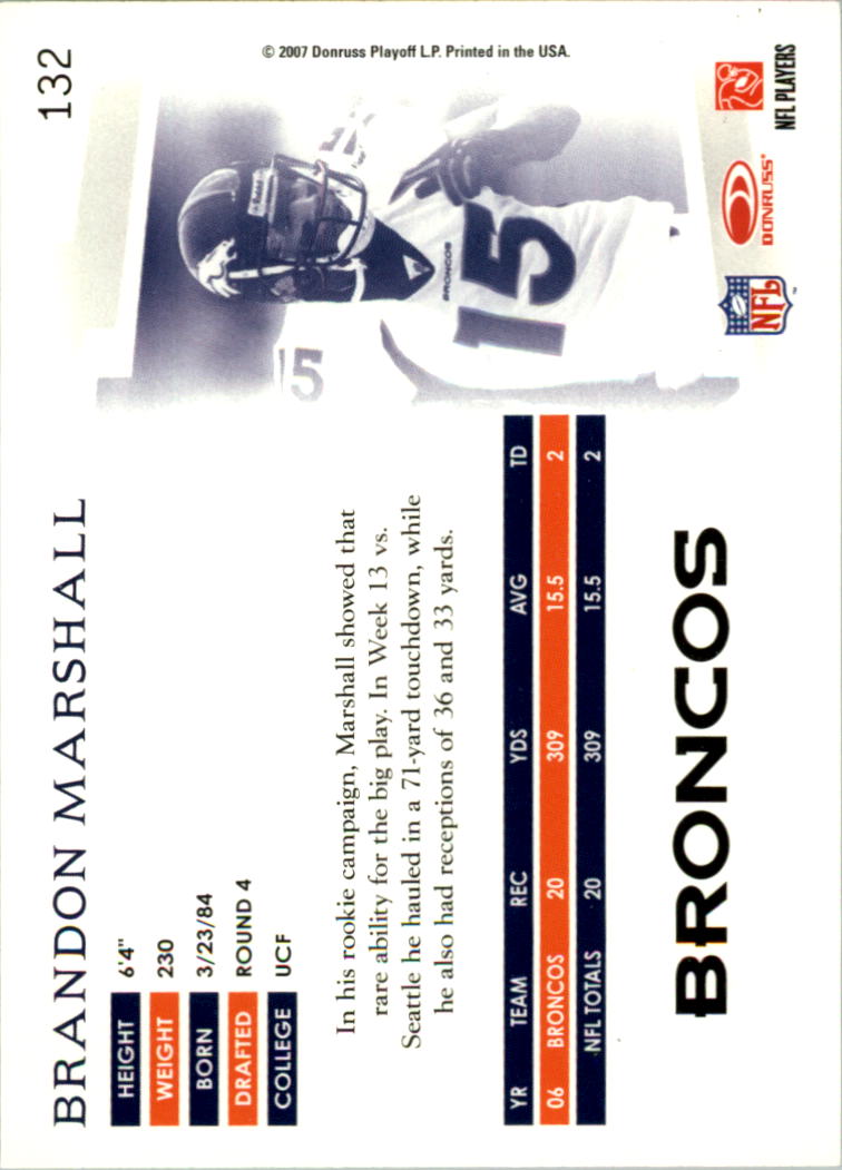 A0654- 2007 Donruss Threads FB #s 1-225 +Inserts -You Pick- 15+ FREE US SHIP - Picture 178 of 289