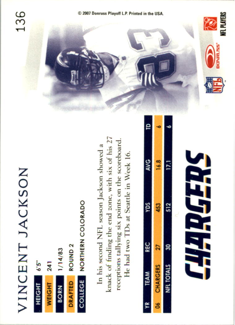 A0654- 2007 Donruss Threads FB #s 1-225 +Inserts -You Pick- 15+ FREE US SHIP - Picture 186 of 289