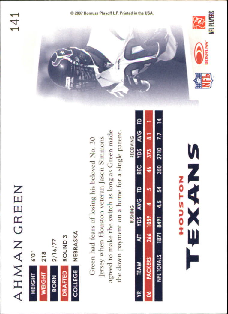 A0654- 2007 Donruss Threads FB #s 1-225 +Inserts -You Pick- 15+ FREE US SHIP - Picture 196 of 289