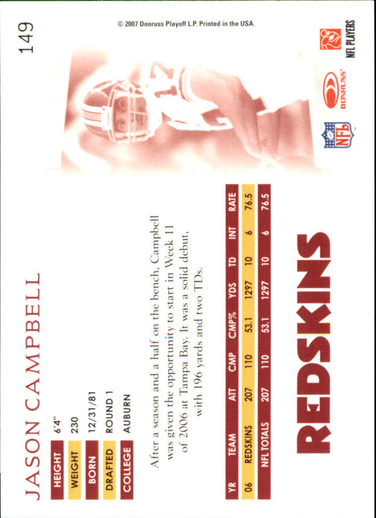 A0654- 2007 Donruss Threads FB #s 1-225 +Inserts -You Pick- 15+ FREE US SHIP - Picture 212 of 289