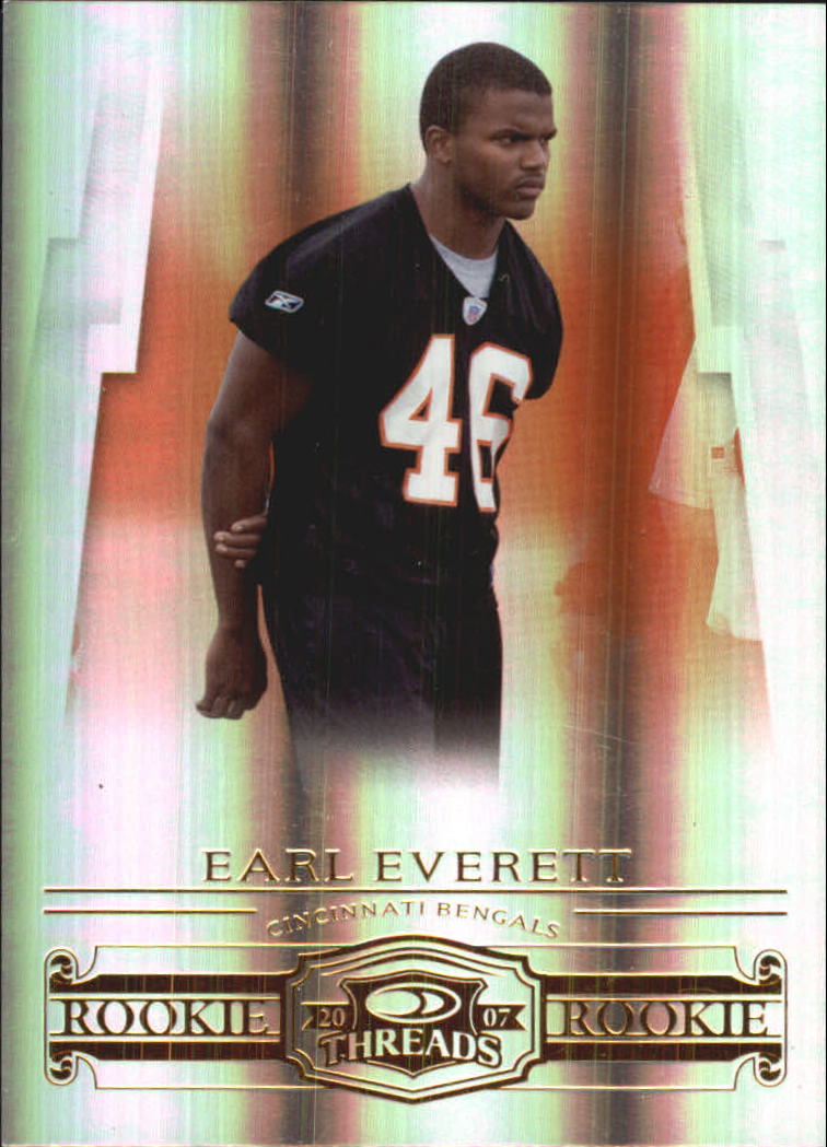2007 Donruss Threads #172 Earl Everett RC