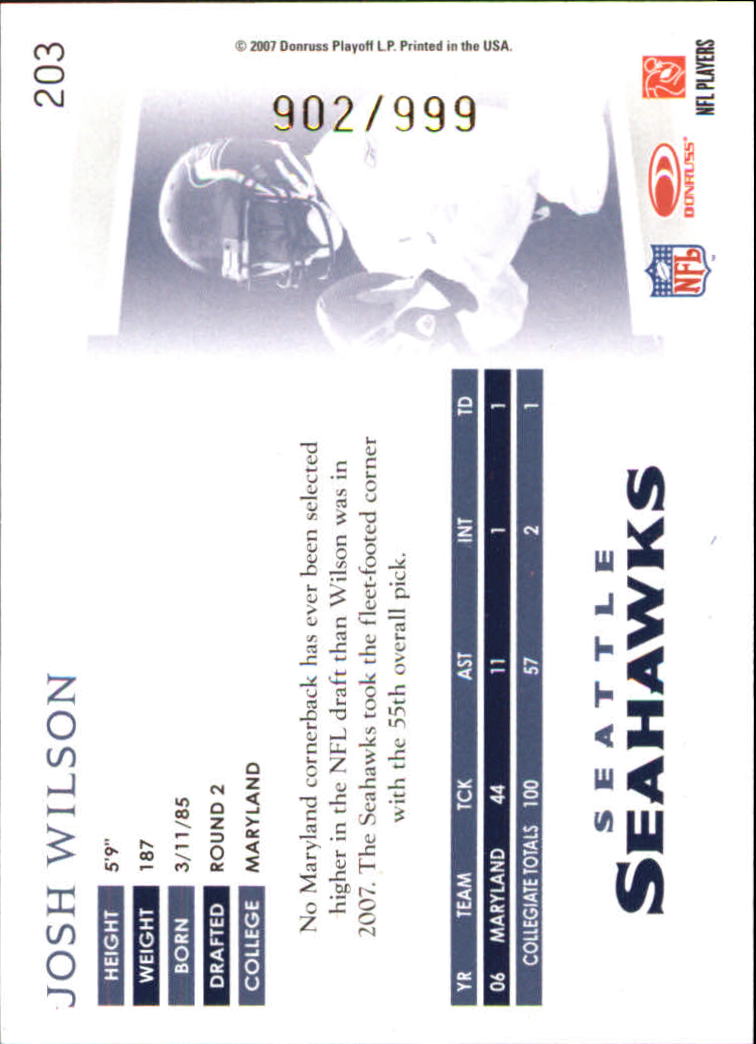 A0654- 2007 Donruss Threads FB #s 1-225 +Inserts -You Pick- 15+ FREE US SHIP - Picture 224 of 289