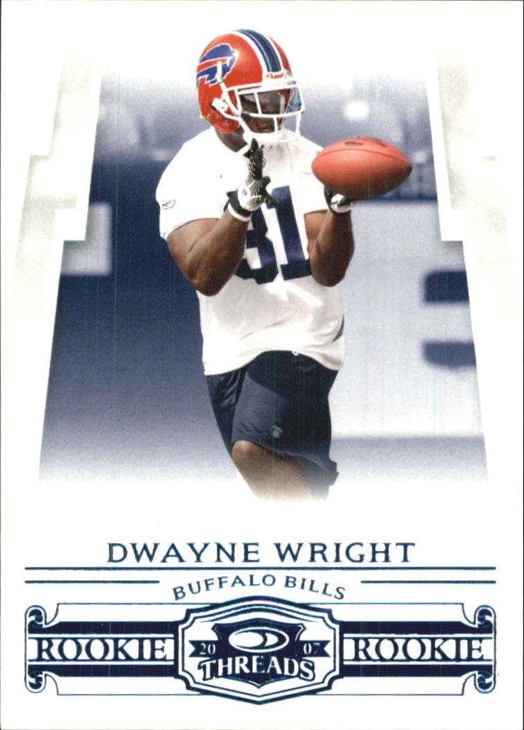 2007 Donruss Threads Retail Blue #180 Dwayne Wright