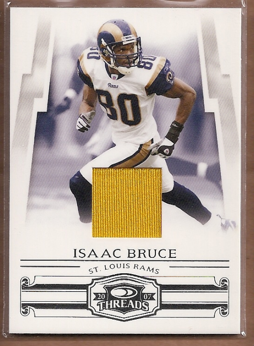 2007 Donruss Threads Jerseys #48 Isaac Bruce