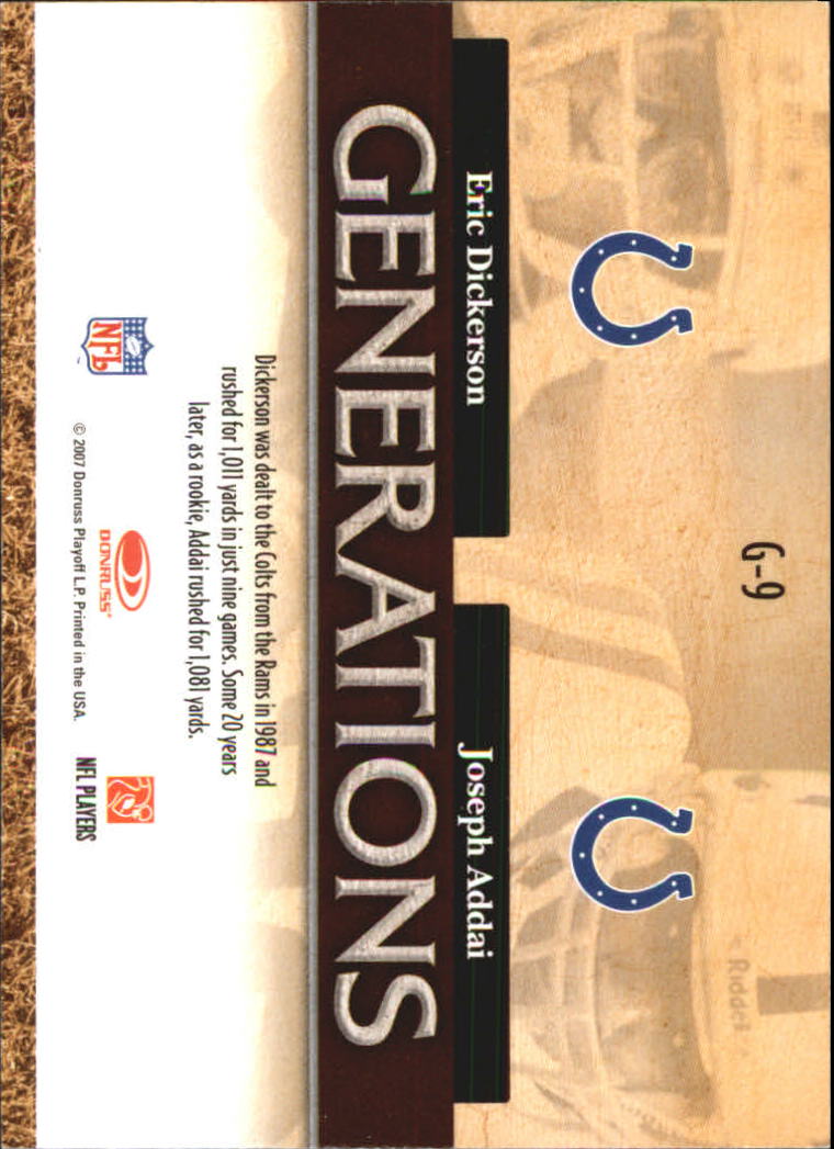 A0654- 2007 Donruss Threads FB #s 1-225 +Inserts -You Pick- 15+ FREE US SHIP - Picture 256 of 289