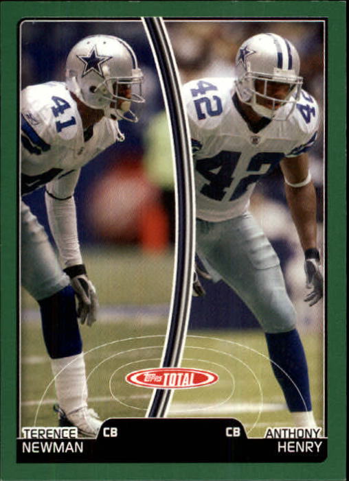 2007 Topps Total #26 Terence Newman/Anthony Henry
