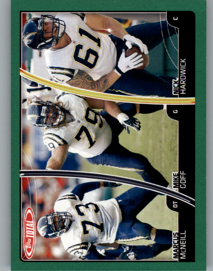 2007 Topps Total #250 Marcus McNeill/Nick Hardwick/Mike Goff RC
