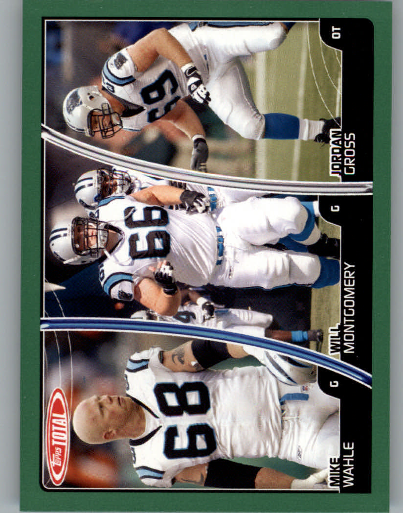 2007 Topps Total #279 Jordan Gross/Mike Wahle/Will Montgomery
