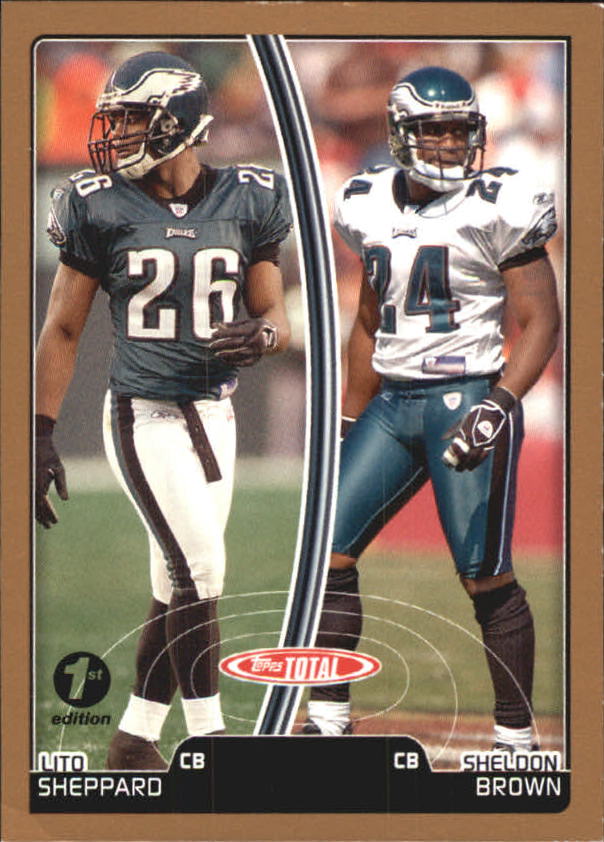 2007 Topps Total 1st Edition Copper #71 Sheldon Brown/Lito Sheppard