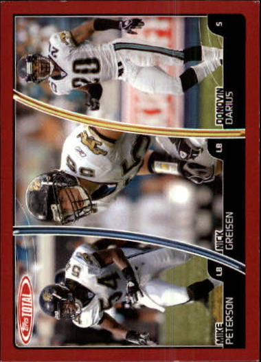 2007 Topps Total Red #307 Donovin Darius/Nick Griesen/Mike Peterson