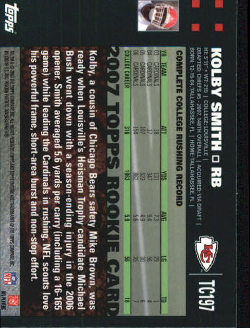 2007 Topps Chrome Football Rookie Card RC Singles - You Choose - Picture 54 of 154
