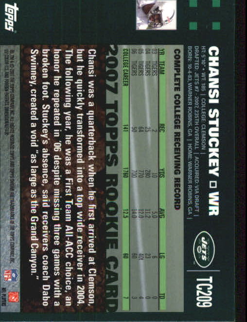 2007 Topps Chrome Football Rookie Card RC Singles - You Choose - Picture 68 of 154
