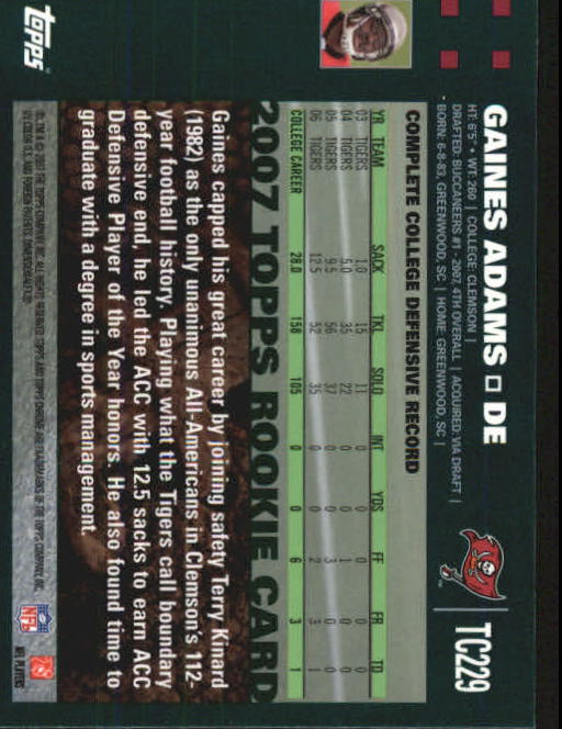 2007 Topps Chrome Football Rookie Card RC Singles - You Choose - Picture 106 of 154
