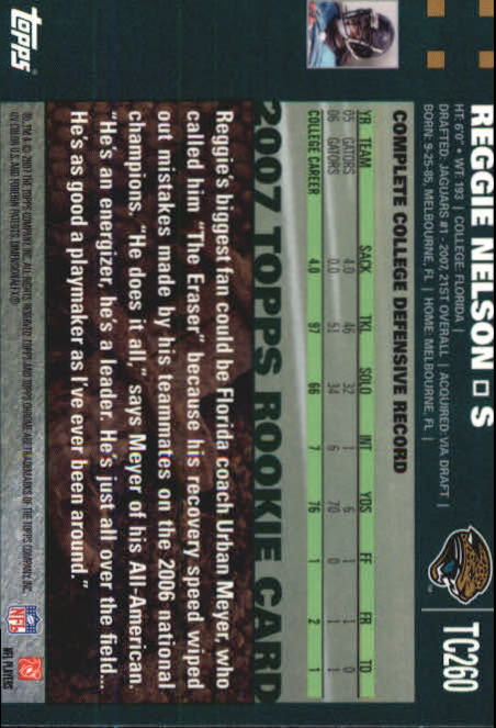2007 Topps Chrome Football Rookie Card RC Singles - You Choose - Picture 150 of 154