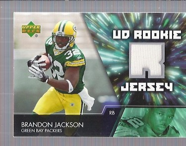 2007 Upper Deck Rookie Jerseys #BJ Brandon Jackson