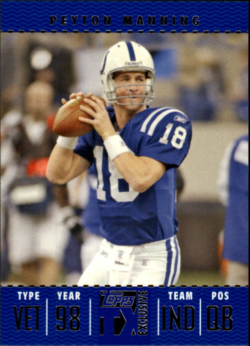 2007 Topps TX Exclusive #1 Peyton Manning