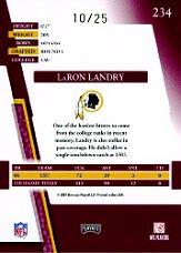 2007 Absolute Memorabilia Spectrum Gold #234 LaRon Landry back image