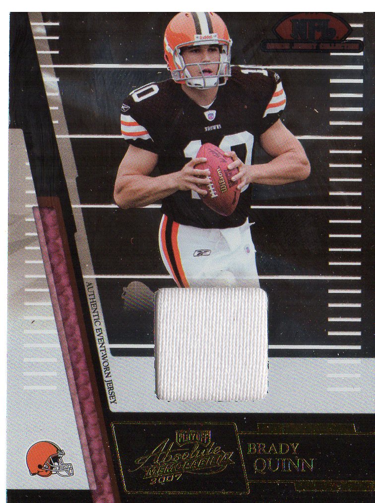 2007 Absolute Memorabilia Rookie Jersey Collection #3 Brady Quinn