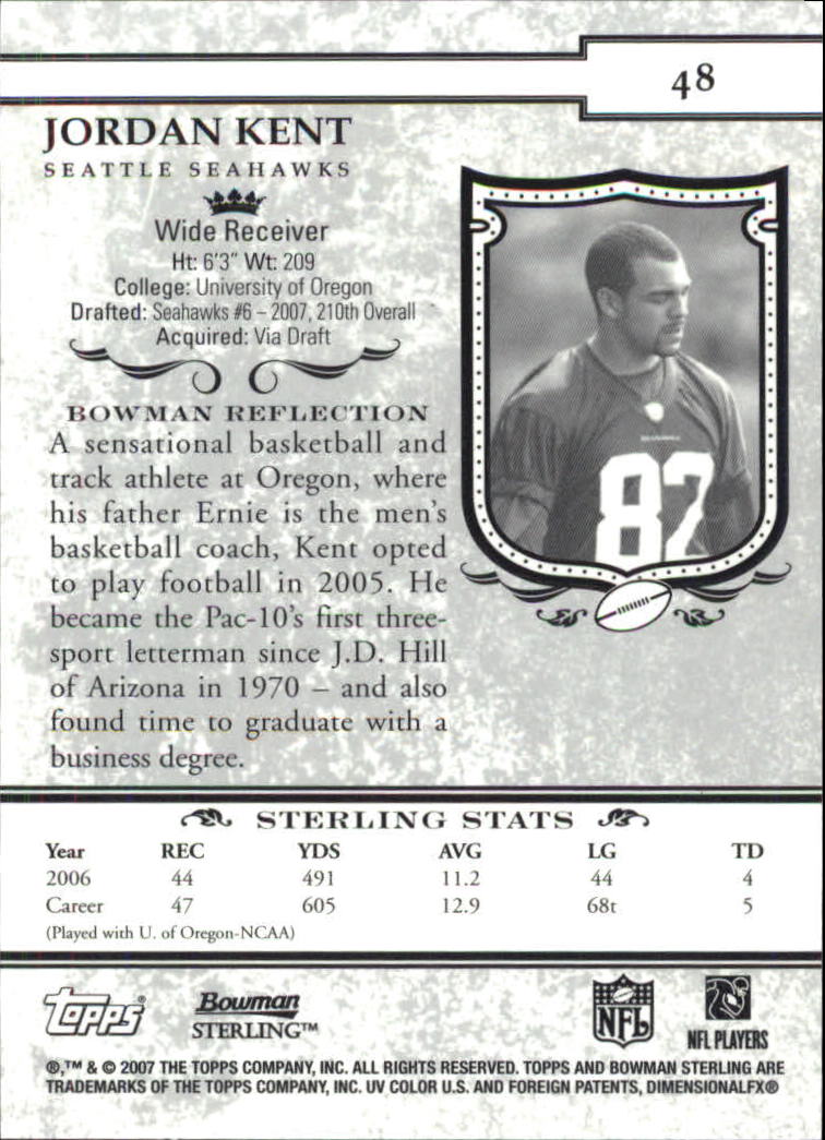 A6146- 2007 Bowman Sterling FB Cards 1-50 +Inserts -You Pick- 15+ FREE US SHIP - Picture 43 of 49