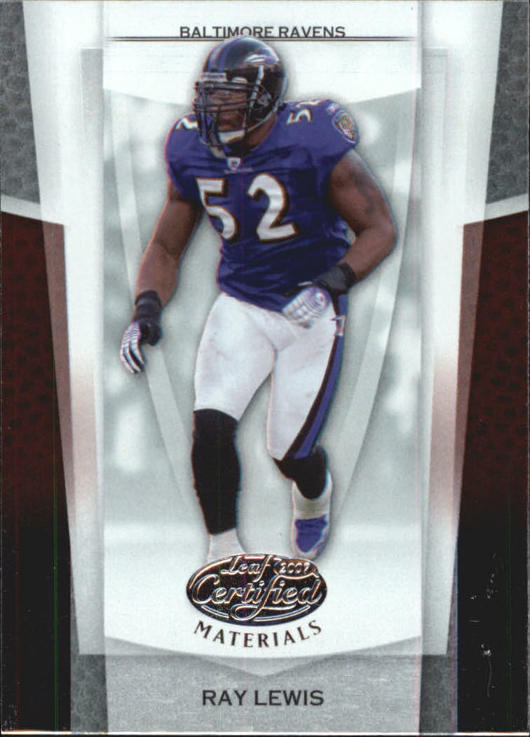2007 Leaf Certified Materials #99 Ray Lewis