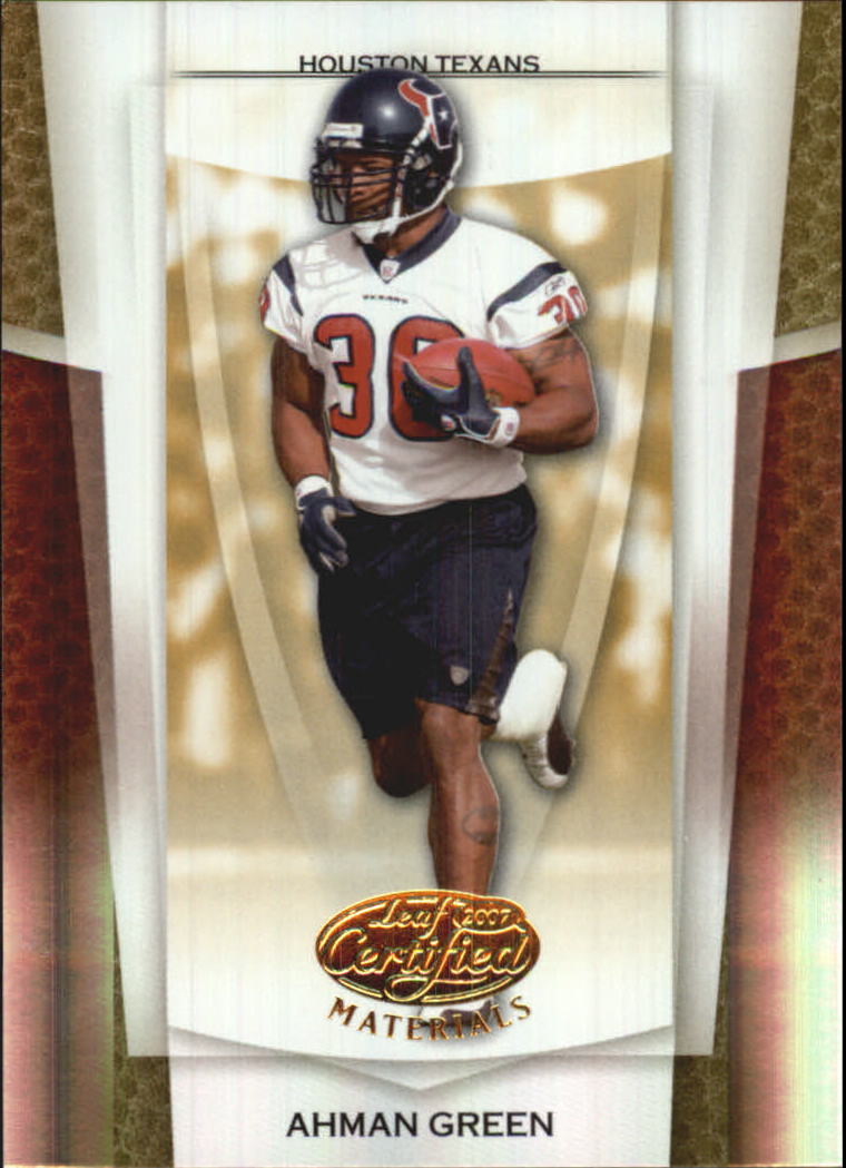2007 Leaf Certified Materials Mirror Gold #114 Ahman Green