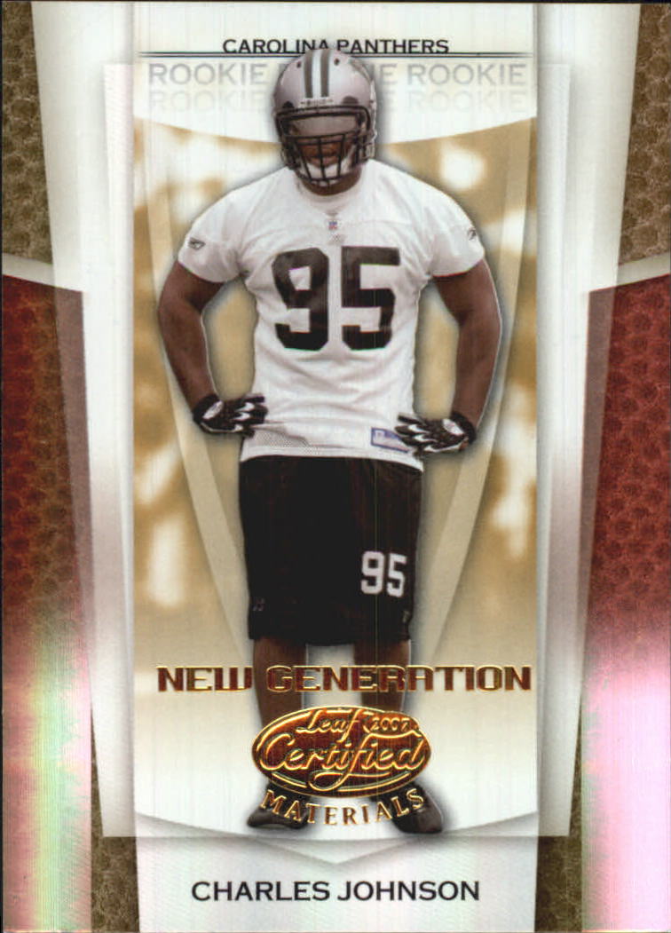 2007 Leaf Certified Materials Mirror Gold #156 Charles Johnson