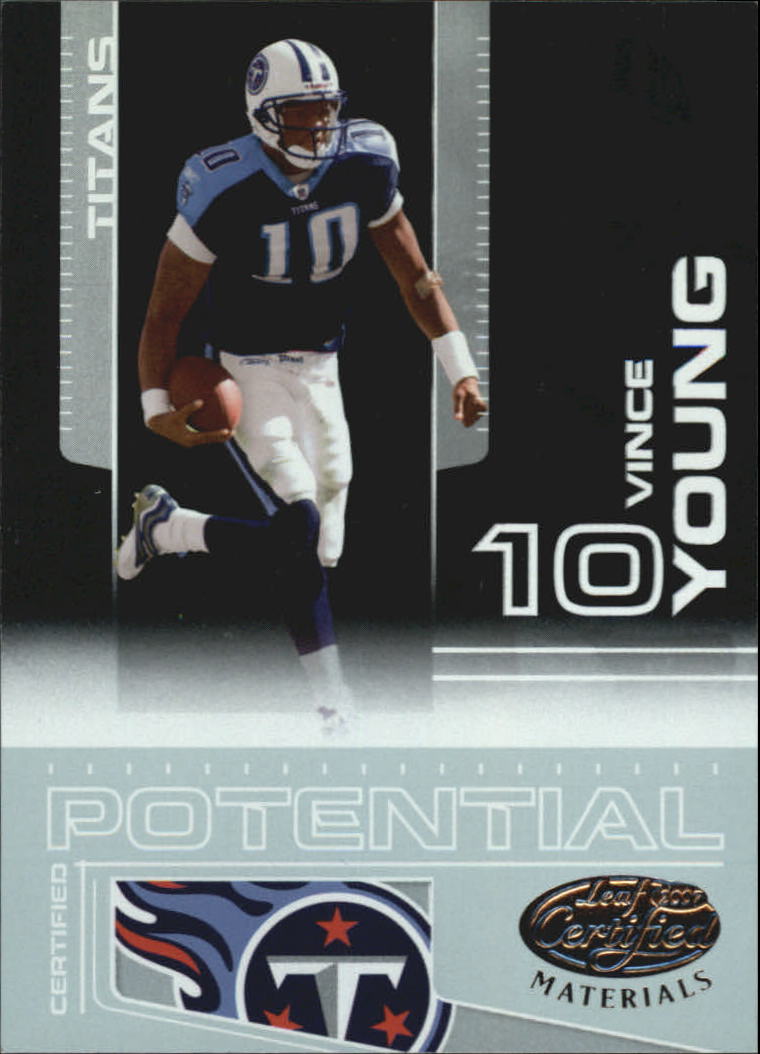 2007 Leaf Certified Materials Certified Potential #14 Vince Young