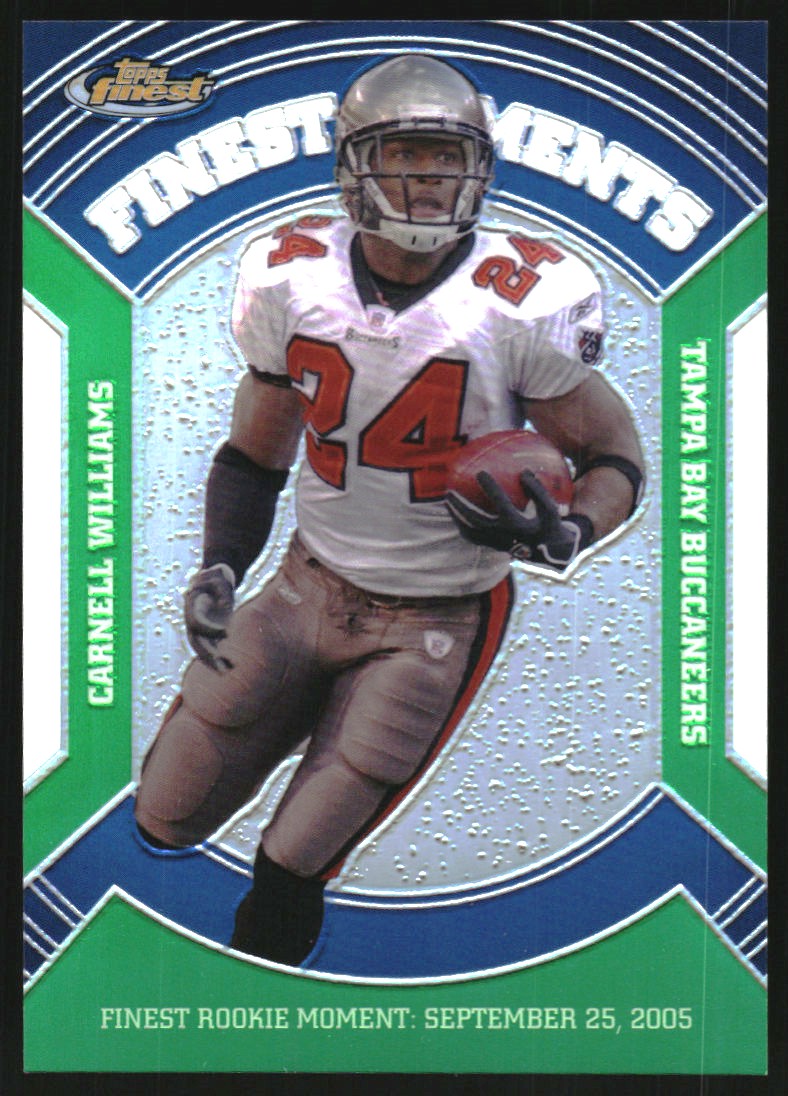 2007 Finest Football Finest Moments Green Refractor Singles xxx/199 – You Choose
