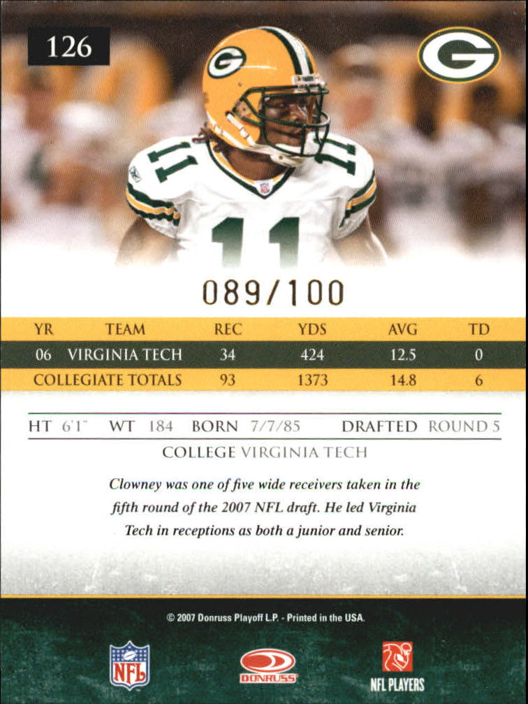 B5045- 2007 Donruss Gridiron Gear FB 1-100 +Inserts -You Pick- 15+ FREE US SHIP - Picture 214 of 237