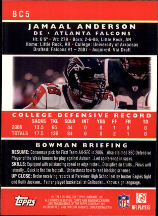 A1132- 2007 Bowman Chrome Fb Karten 1-220 + Einsätze -du Pick- 15 + Gratis US - Bild 11 von 443