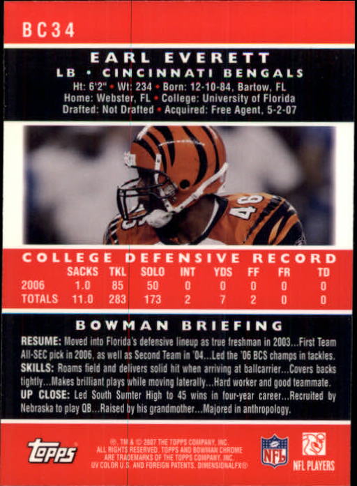 A1132- 2007 Bowman Chrome Fb Karten 1-220 + Einsätze -du Pick- 15 + Gratis US - Bild 67 von 443