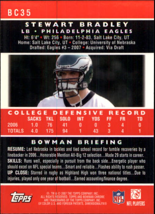 A1132- 2007 Bowman Chrome Fb Karten 1-220 + Einsätze -du Pick- 15 + Gratis US - Bild 69 von 443