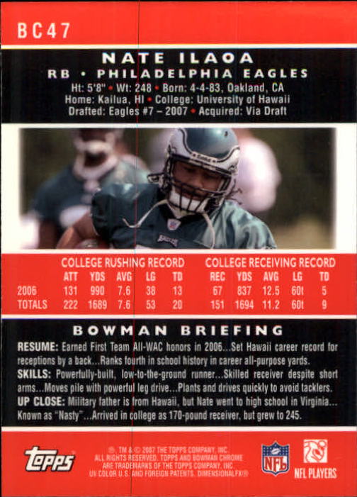 A1132- 2007 Bowman Chrome Fb Karten 1-220 + Einsätze -du Pick- 15 + Gratis US - Bild 91 von 443
