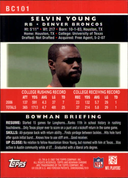 A1132- 2007 Bowman Chrome Fb Karten 1-220 + Einsätze -du Pick- 15 + Gratis US - Bild 185 von 443