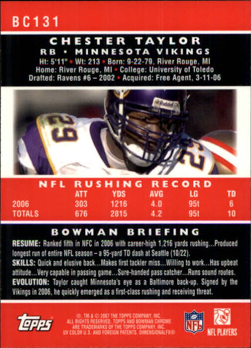 A1132- 2007 Bowman Chrome Fb Karten 1-220 + Einsätze -du Pick- 15 + Gratis US - Bild 241 von 443