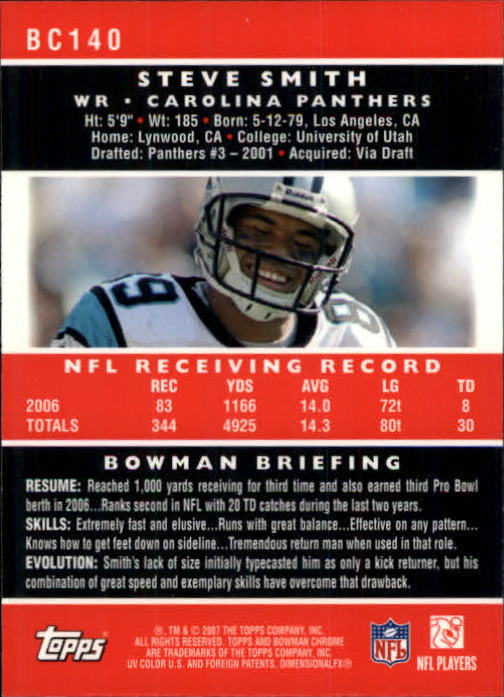 A1132- 2007 Bowman Chrome Fb Karten 1-220 + Einsätze -du Pick- 15 + Gratis US - Bild 259 von 443