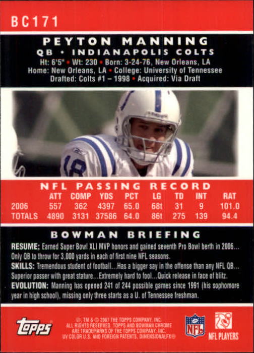 A1132- 2007 Bowman Chrome Fb Karten 1-220 + Einsätze -du Pick- 15 + Gratis US - Bild 319 von 443