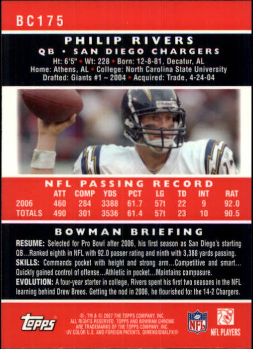A1132- 2007 Bowman Chrome Fb Karten 1-220 + Einsätze -du Pick- 15 + Gratis US - Bild 327 von 443
