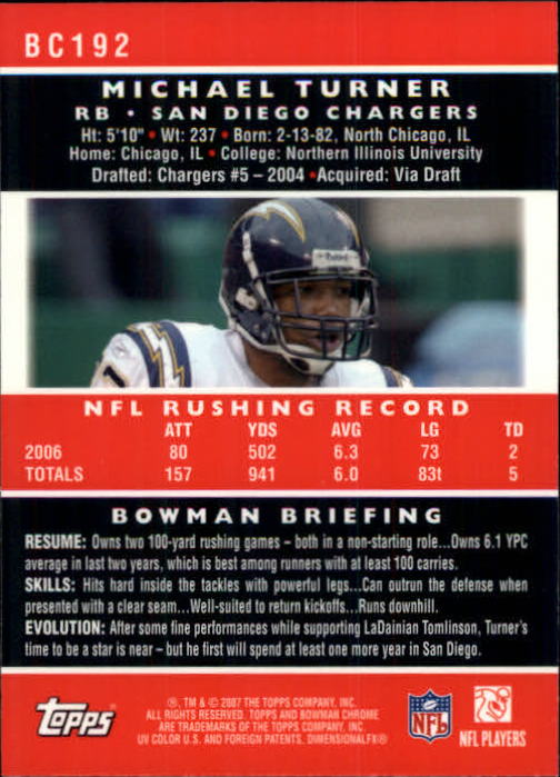 A1132- 2007 Bowman Chrome Fb Karten 1-220 + Einsätze -du Pick- 15 + Gratis US - Bild 359 von 443