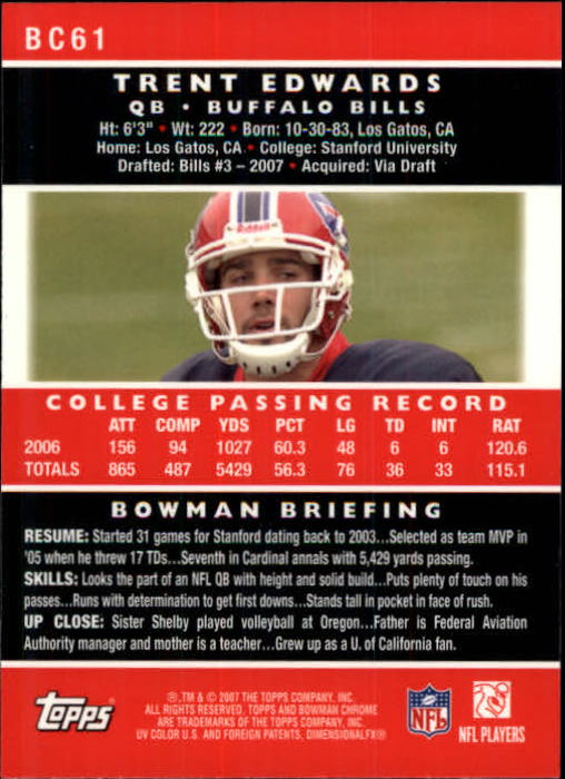A1132- 2007 Bowman Chrome Fb Karten 1-220 + Einsätze -du Pick- 15 + Gratis US - Bild 117 von 443