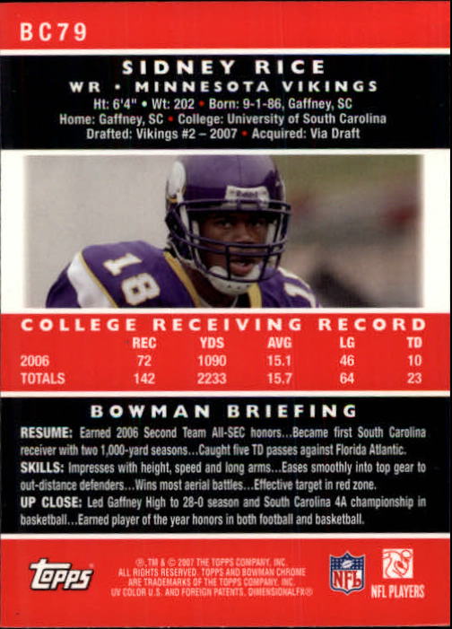 A1132- 2007 Bowman Chrome Fb Karten 1-220 + Einsätze -du Pick- 15 + Gratis US - Bild 147 von 443