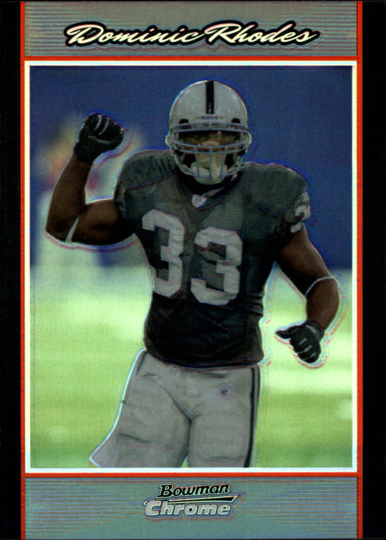 A1132- 2007 Bowman Chrome Fb Karten 1-220 + Einsätze -du Pick- 15 + Gratis US - Bild 420 von 443