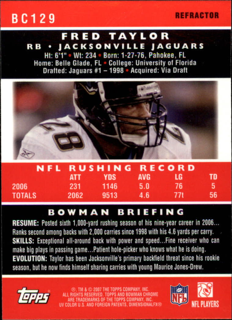 A1132- 2007 Bowman Chrome Fb Karten 1-220 + Einsätze -du Pick- 15 + Gratis US - Bild 423 von 443
