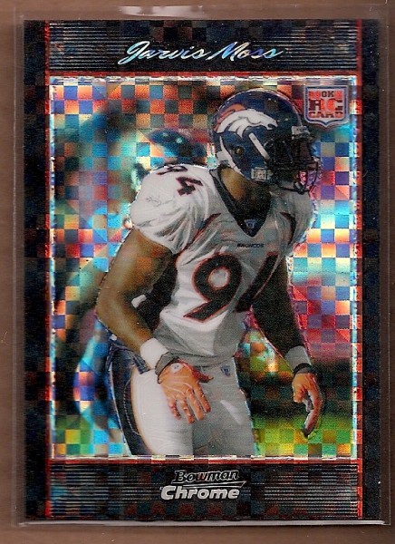 2007 Bowman Chrome Xfractors #BC7 Jarvis Moss