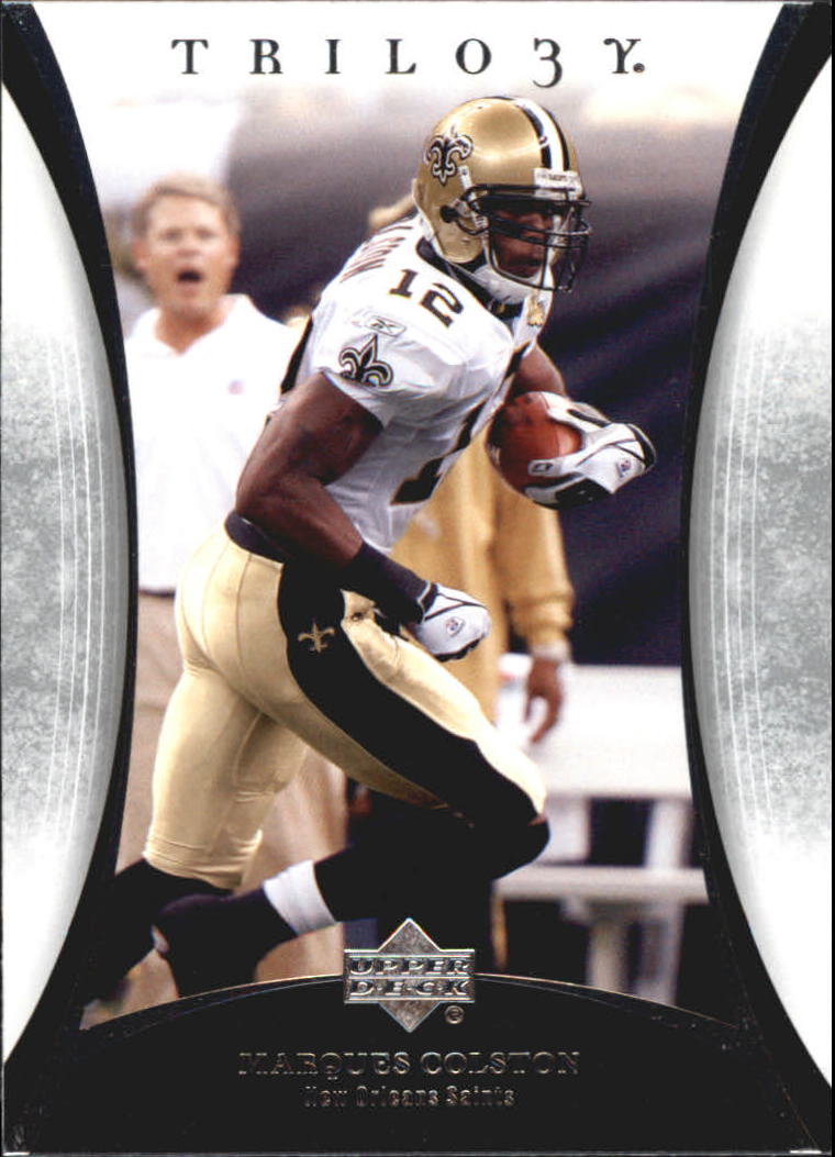 2007 Upper Deck Trilogy Football Card #63 Marques Colston