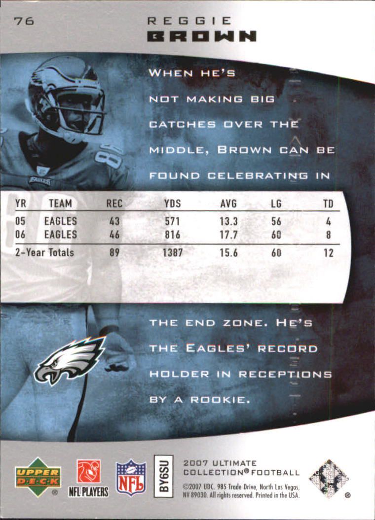 2007 Ultimate Collection (Upper Deck) Football Cards - Picture 21 of 29